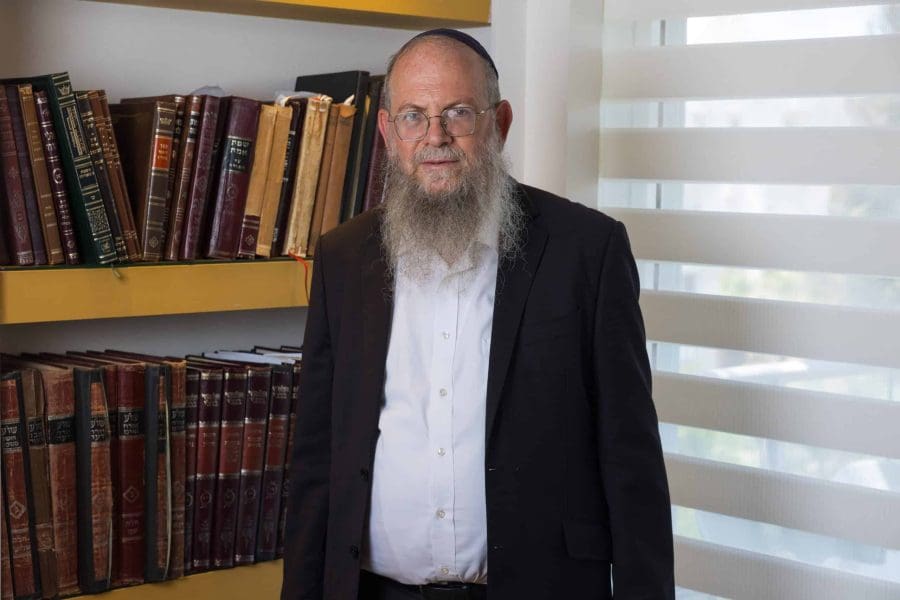 הרב אברהם וסרמן. צילום: לירון מולדובן