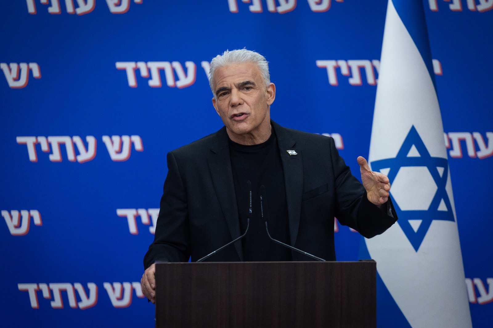 יאיר לפיד. צילום: יונתן זינדל, פלאש 90