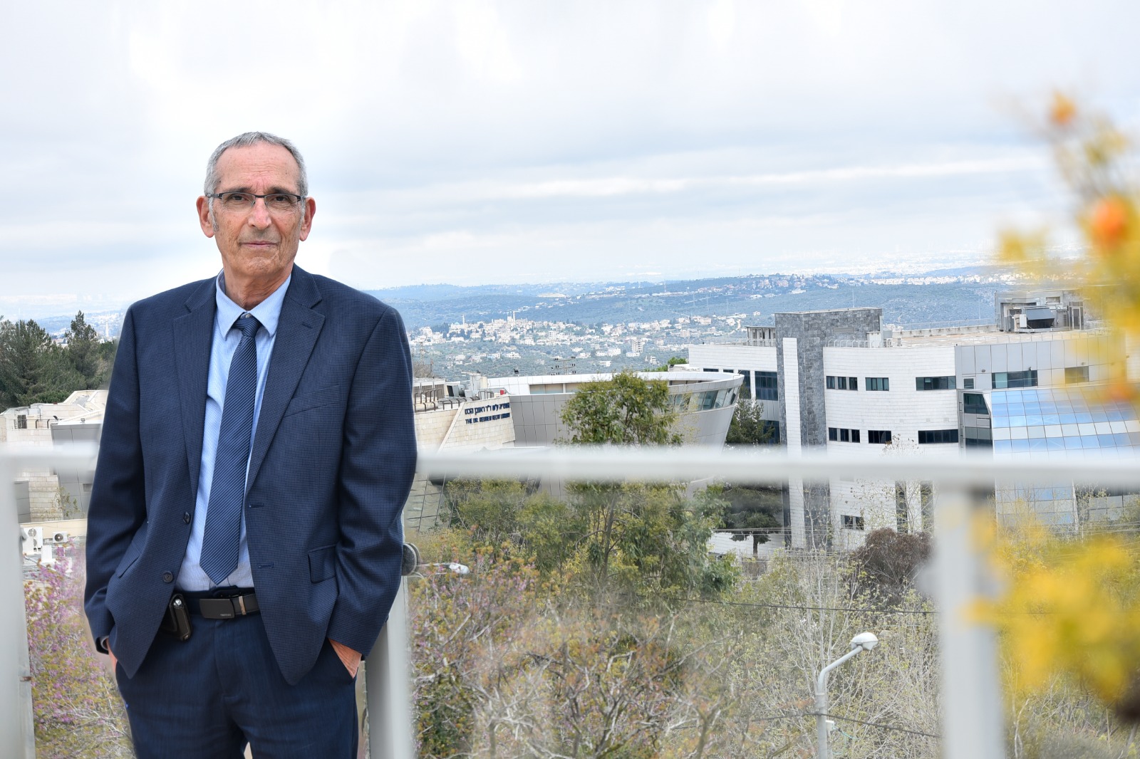 "יש לנו הרבה סטודנטים ואנשי סגל עם תפיסת עולם שונה, אנחנו מאוד פלורליסטים". פרופסור אהוד גרוסמן. צילום: ניצי אילן