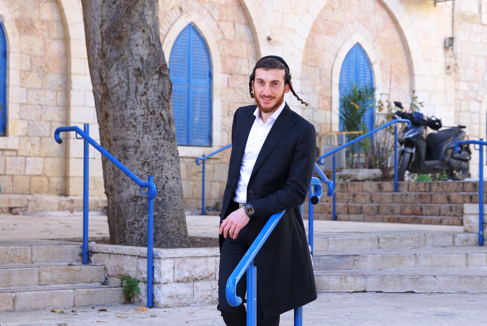 "חשבתי שאהיה איש עסקים רגיל ששר להנאתו בערב שבת". שלום למר. צילום: מירי שמעונוביץ