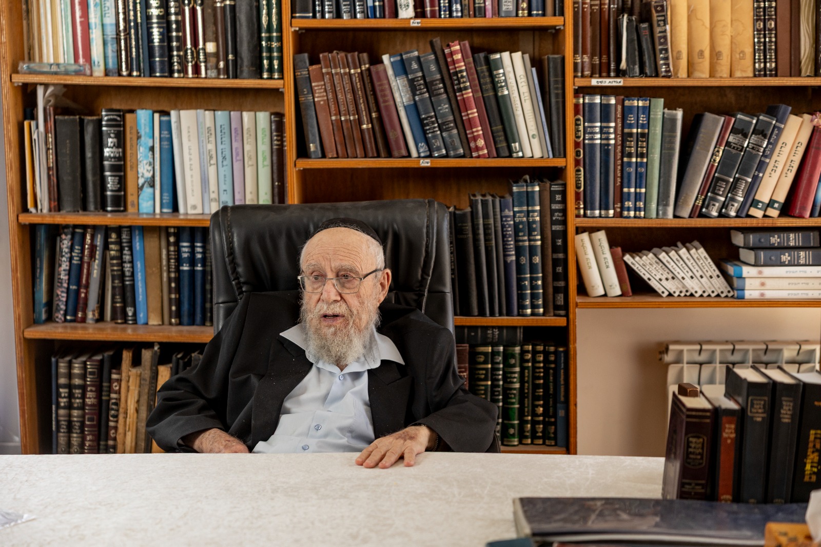 רבני הציונות הדתית יוצאים להגנתו. הרב דב ליאור. צילום: נעמה שטרן