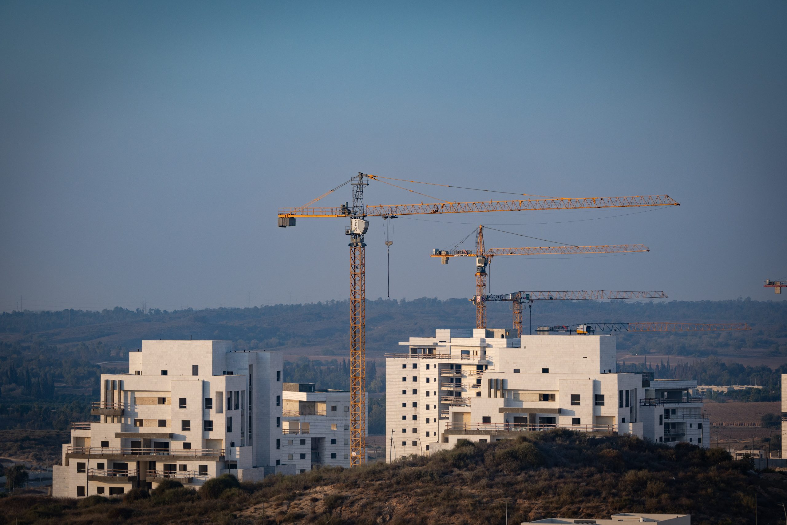 בנייה בשדרות, אילוסטרציה. צילום: חיים גולדברג, פלאש 90