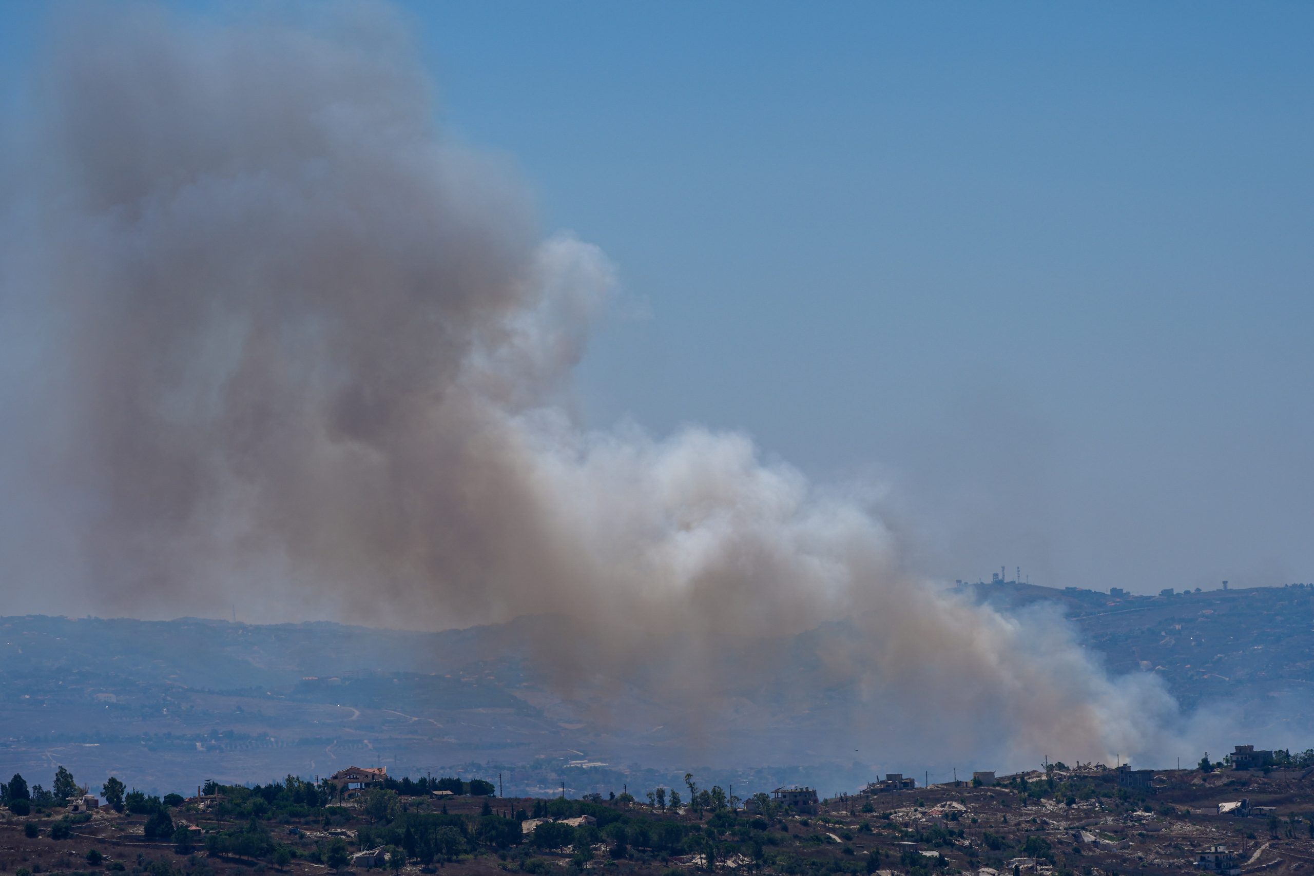 תקיפות בדרום לבנון. צילום: אייל מרגולין/FLASH90