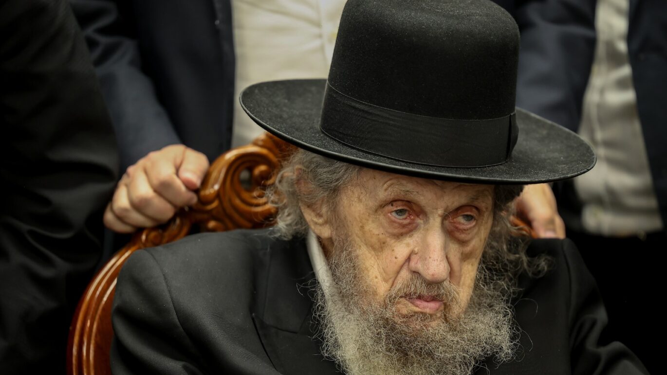עמדות מדיניות ממחוזות השמאל ויחס שלילי למדינת ישראל. הרב דב לנדו. צילום: שלומי כהן, פלאש 90 