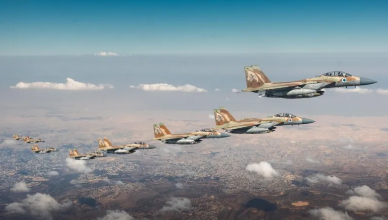 "התחלנו ב־7 אוקטובר 23' באסון גדול, והיום אנחנו בניצחון גדול". חיל האוויר בפעולה. צילום: דובר צה"ל