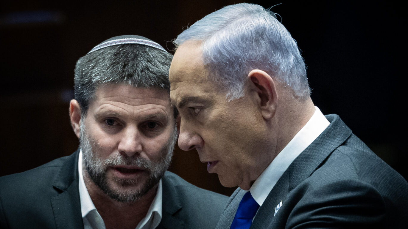 ראש הממשלה נתניהו ושר האוצר סמוטריץ'. צילום: יונתן זינדל, פלאש 90