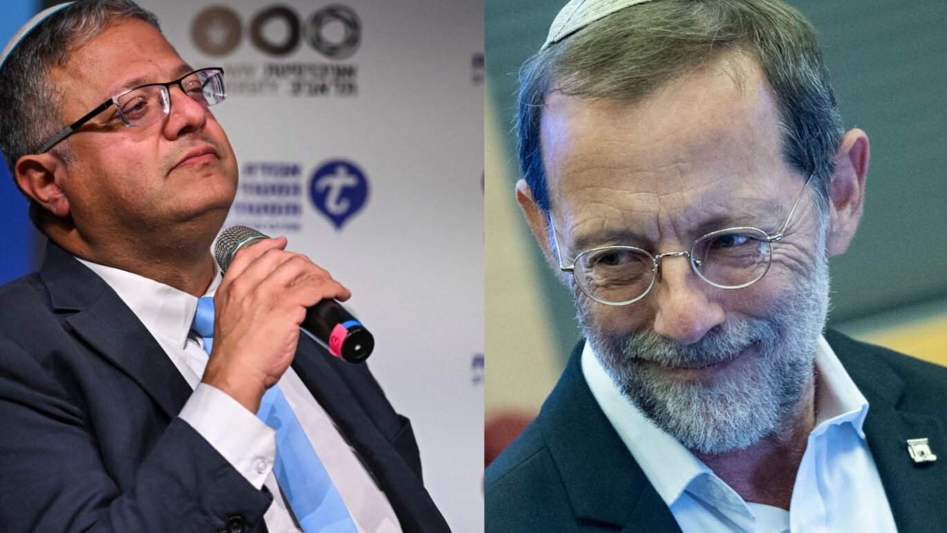עוצמה יהודית בקמפיין ללקיחת מצביעי זהות. בן גביר ופייגלין. צילומים: יונתן זינדל, אבשלום ששוני, פלאש 90
