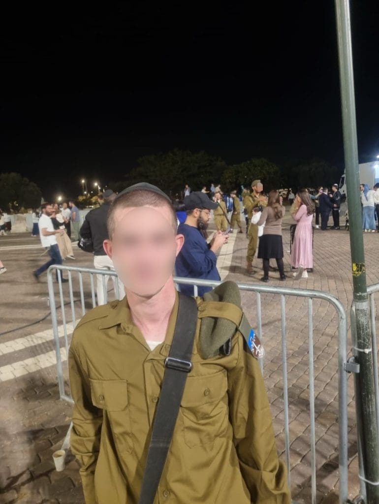 מ', בן 21, חייל חרדי מבית שמש. צילום: דו"צ