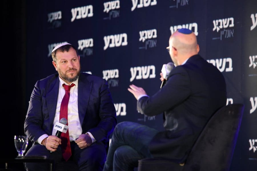 השר עמיחי אליהו בכנס ירושלים - קרדיט צילום: יצחק שוקרון