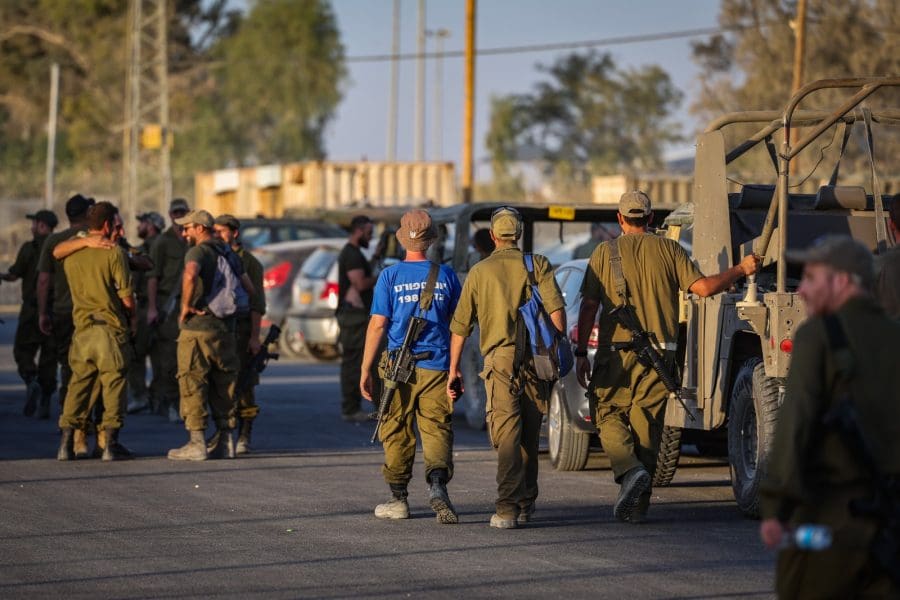 חיילי מילואים. צילום: פלאש 90
