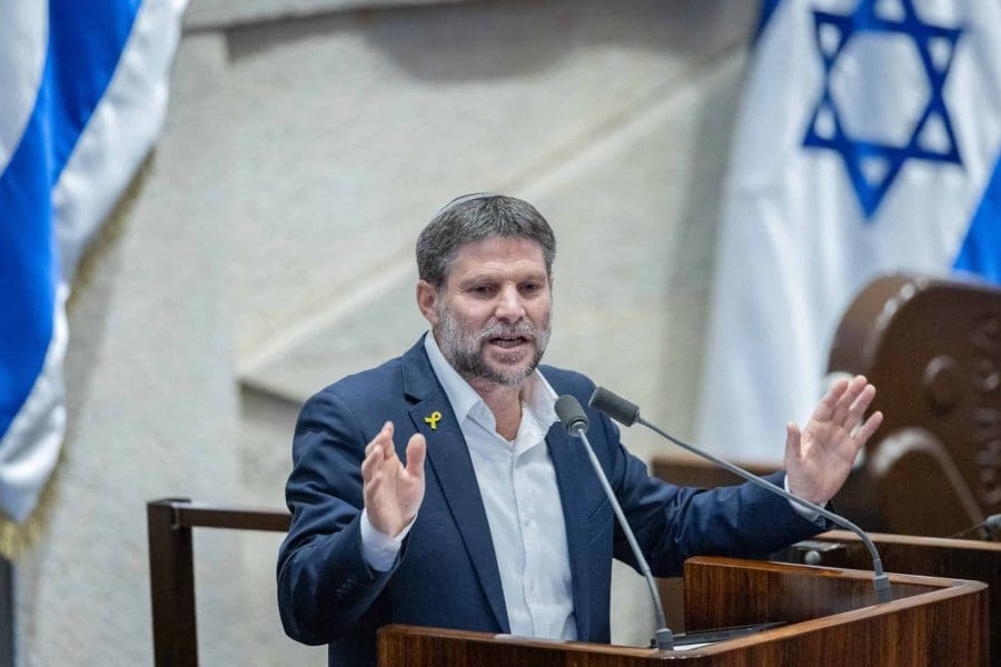 השר בצלאל סמוטריץ'.  צילום: חיים גולדברג, פלאש 90