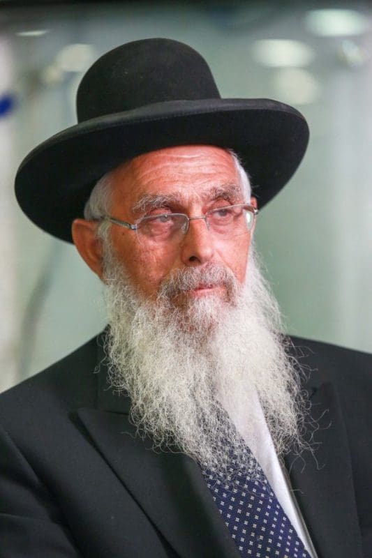 הרב יעקב אריאל. צילום: אורן נחשון, פלאש 90