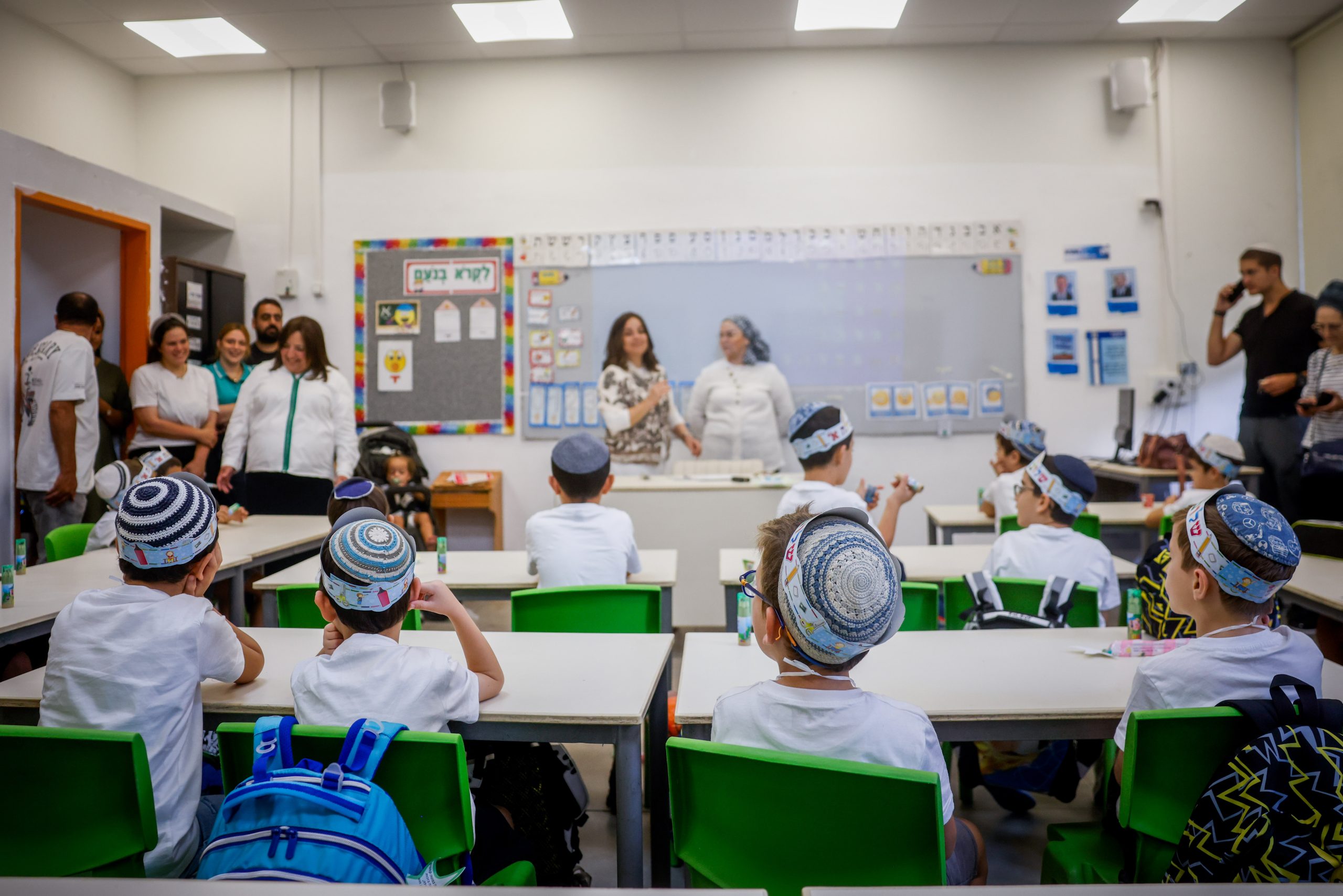 תלמידים בבית הספר. אילוסטרציה. צילום: חיים גולדברג, פלאש 90