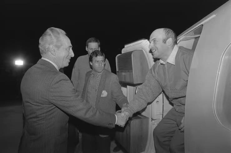 "הבסיס של המאבק היה עַם ישראל". נתן שרנסקי עם שחרורו. צילום: נתי הרניק, לע"מ